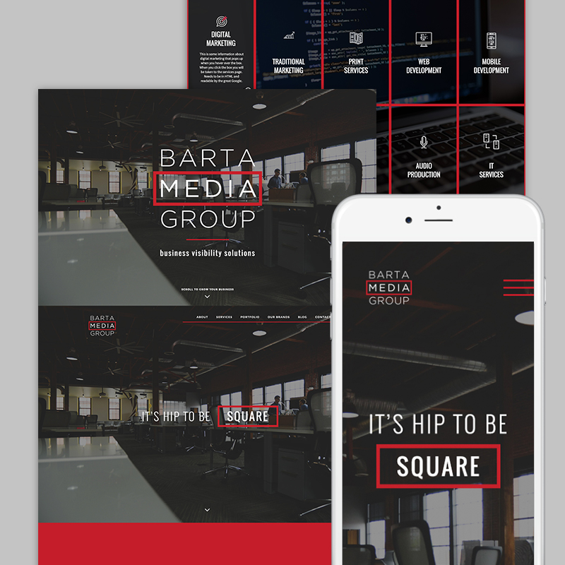 Barta Media Group Website