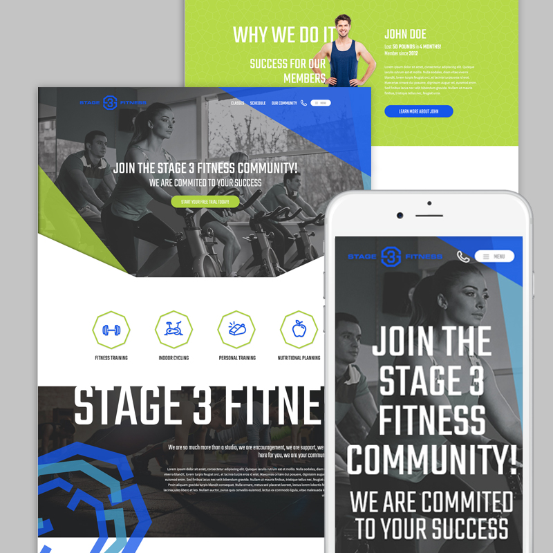 Stage 3 Fitness Website